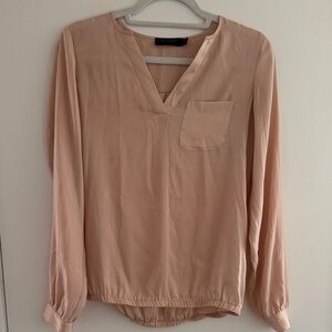 The Limited Blush V-Neck Blouse